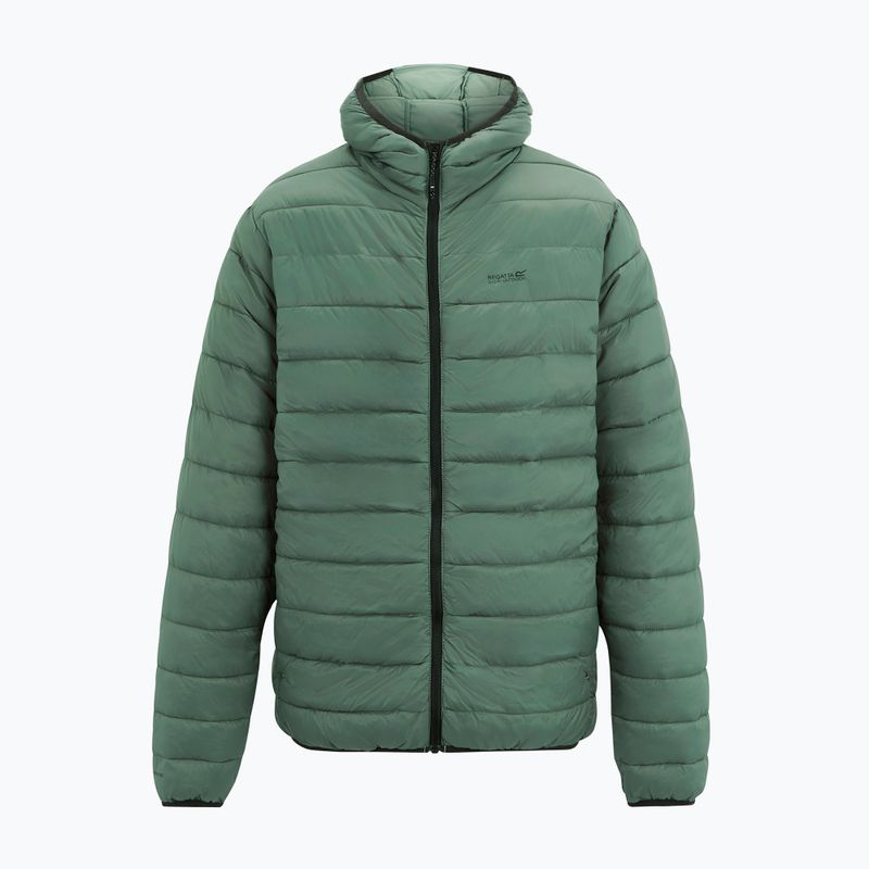 Geacă cu puf pentru bărbați REGATTA Hooded Marizion dark forest green
