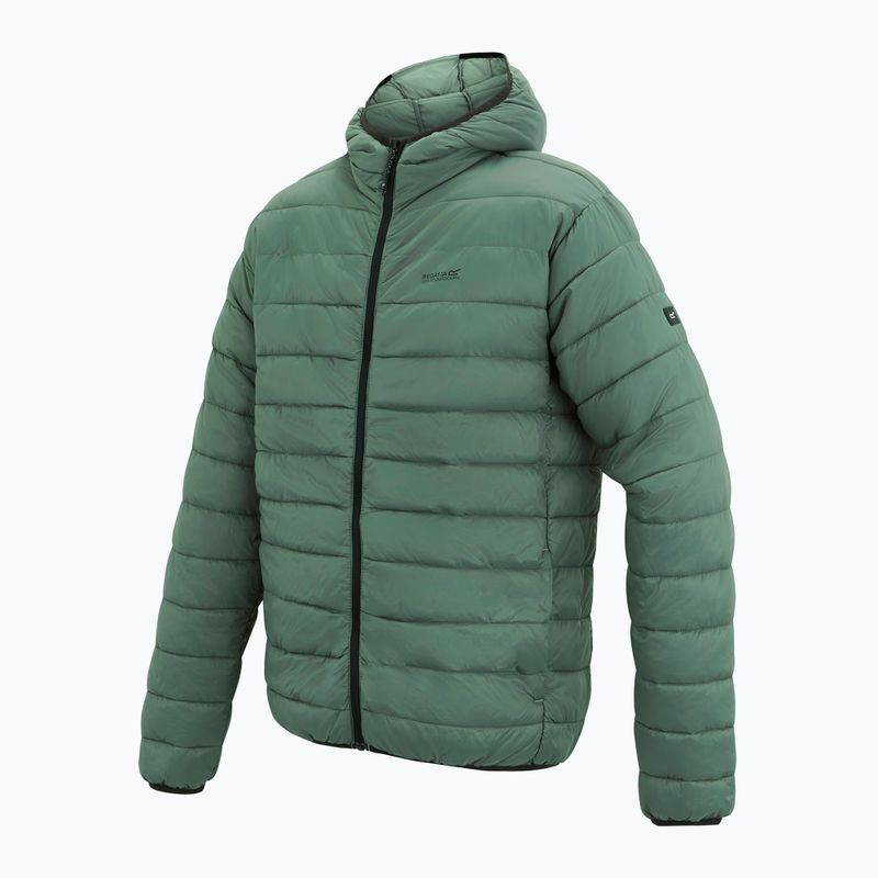 Geacă cu puf pentru bărbați REGATTA Hooded Marizion dark forest green 3