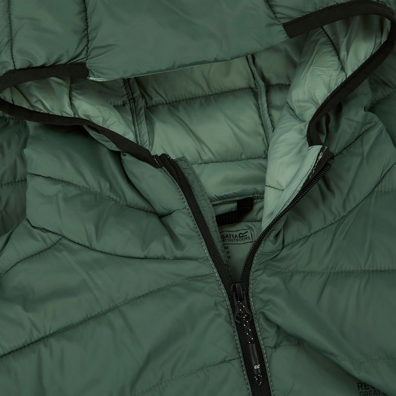 Geacă cu puf pentru bărbați REGATTA Hooded Marizion dark forest green 4