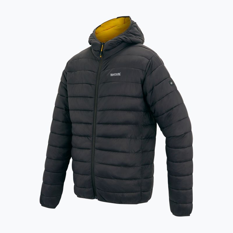 Geacă cu puf pentru bărbați Regatta Hooded Marizion ash/sunset 3