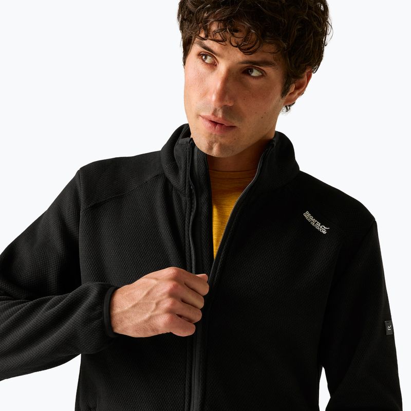 Bluză fleece pentru bărbați REGATTA Torrens black/black 6