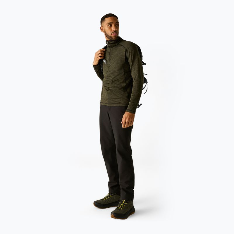 Bluză fleece pentru bărbați REGATTA Yonder II dark khaki 2