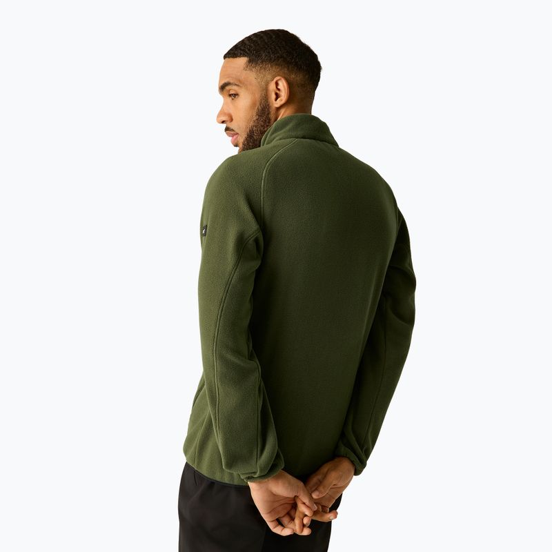Bluză fleece pentru bărbați REGATTA Hadfield dark khaki 4