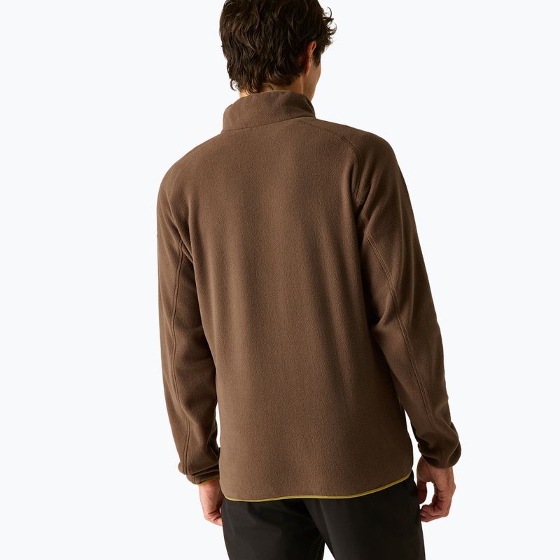 Bluză fleece pentru bărbați Regatta Hadfield ground coffee 4