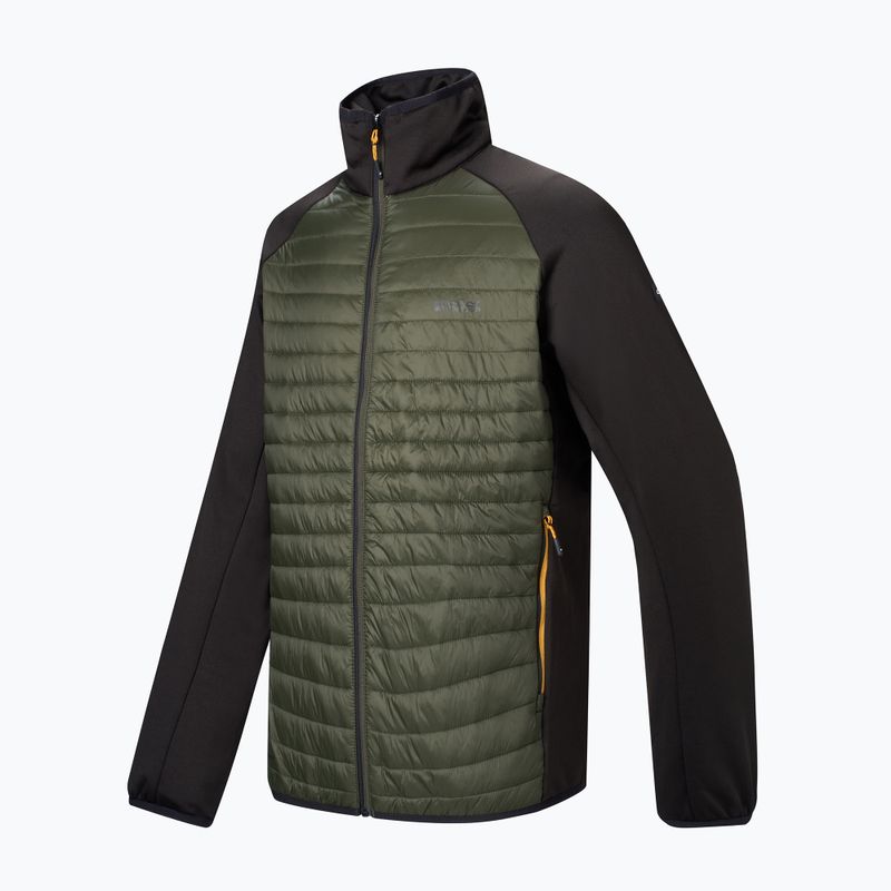 Geacă hibrid pentru bărbați REGATTA Clumber Hybrid dark khaki/black/sunset 9