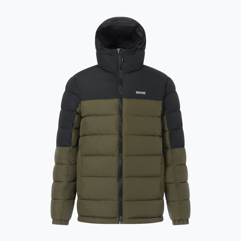 Geacă izolată pentru bărbați REGATTA Aldthron dark khaki/black 8
