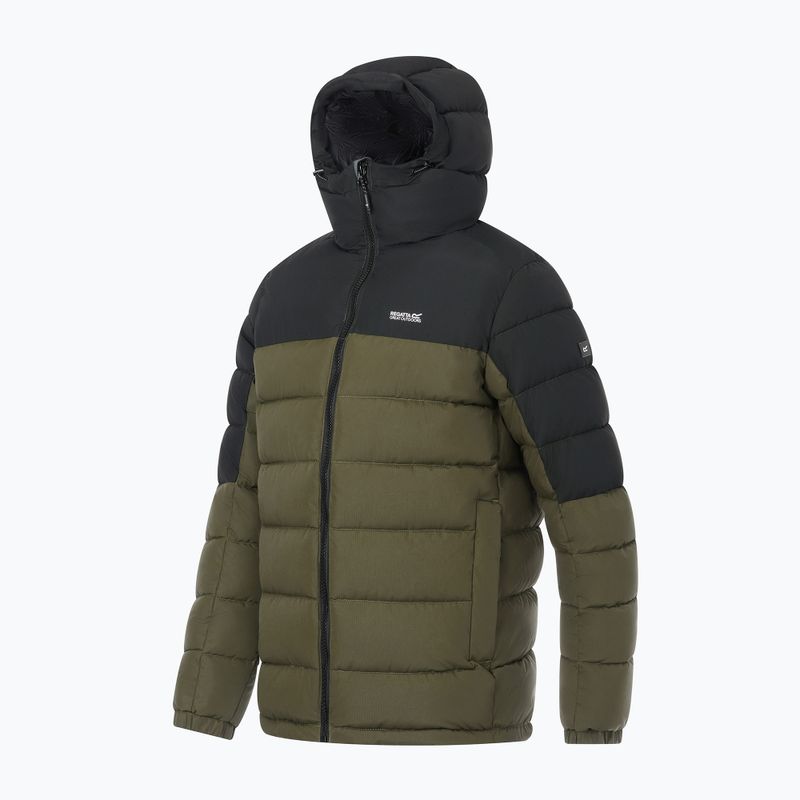 Geacă izolată pentru bărbați REGATTA Aldthron dark khaki/black 10