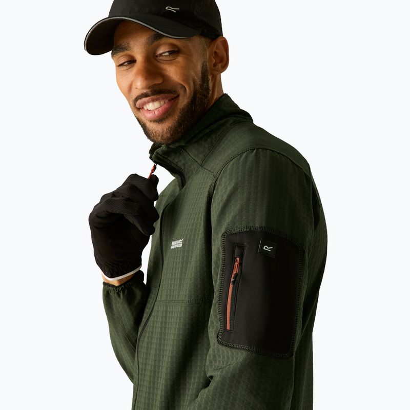 Bluză pentru bărbați REGATTA Baslinn dark khaki/black 6