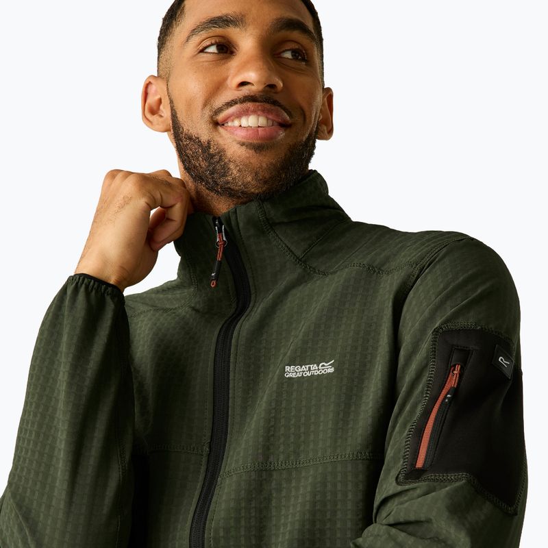 Bluză pentru bărbați REGATTA Baslinn dark khaki/black 7