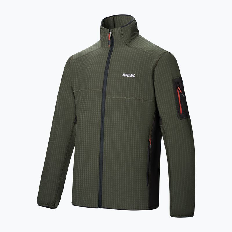 Bluză pentru bărbați REGATTA Baslinn dark khaki/black 10