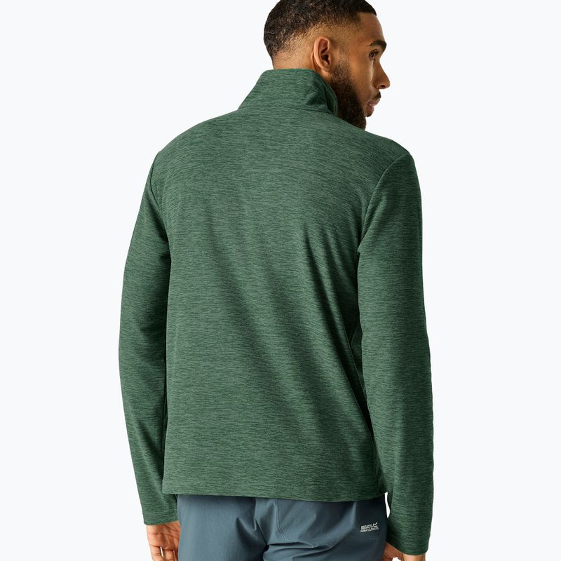 Bluză fleece pentru bărbați Regatta Thompson Marl dark forest green 3
