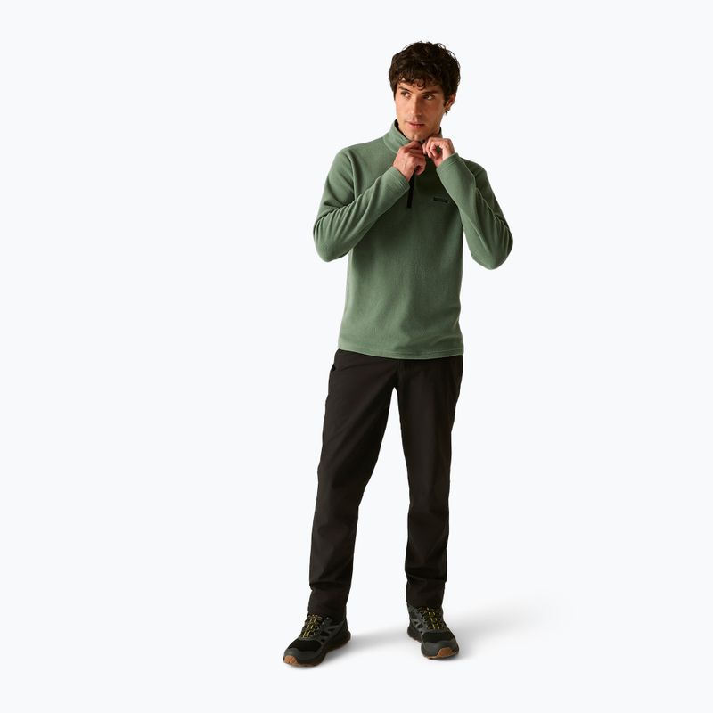 Bluză fleece pentru bărbați Regatta Thompson dark forest green 2
