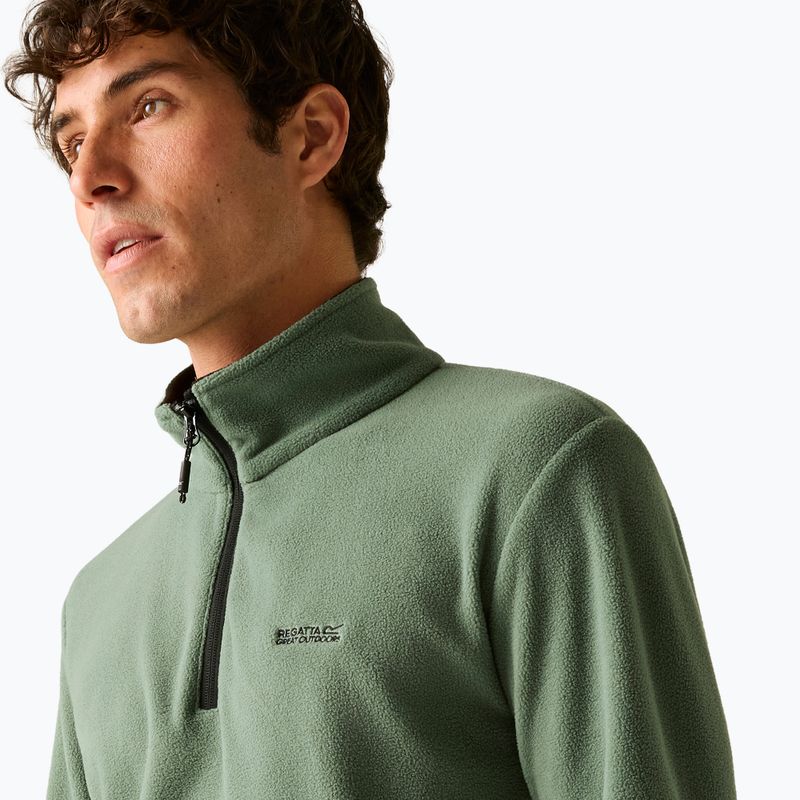 Bluză fleece pentru bărbați Regatta Thompson dark forest green 5