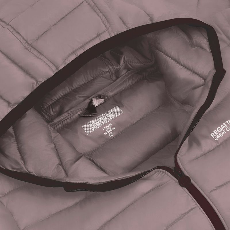 Geacă cu puf pentru copii Regatta Hooded Marizion powder lilac 4