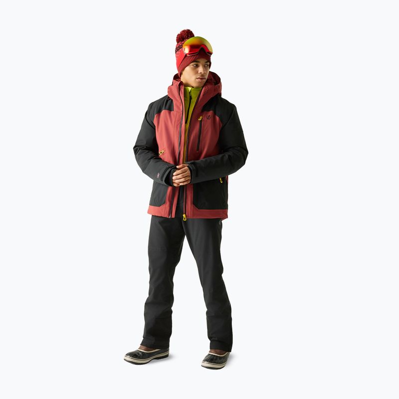 Geacă de schi pentru bărbați Dare2B Baseplate IV Jacket black/rustic red 2