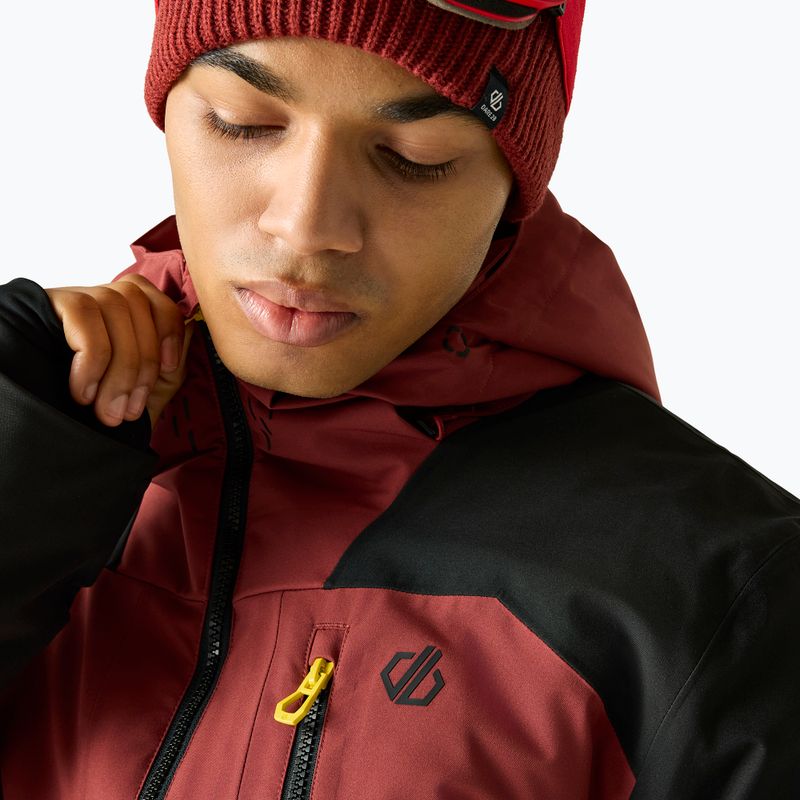 Geacă de schi pentru bărbați Dare2B Baseplate IV Jacket black/rustic red 4