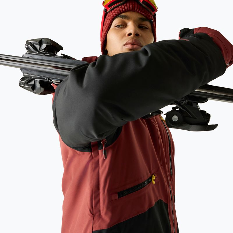 Geacă de schi pentru bărbați Dare2B Baseplate IV Jacket black/rustic red 6