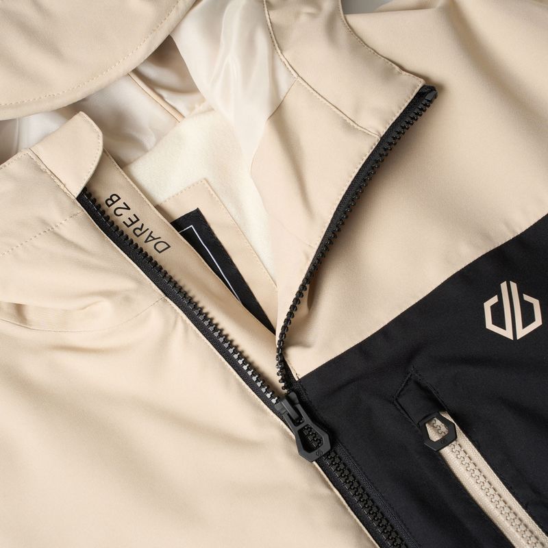 Geacă de schi pentru bărbați Dare2B Halfpipe IV Jacket white pepper/black 13
