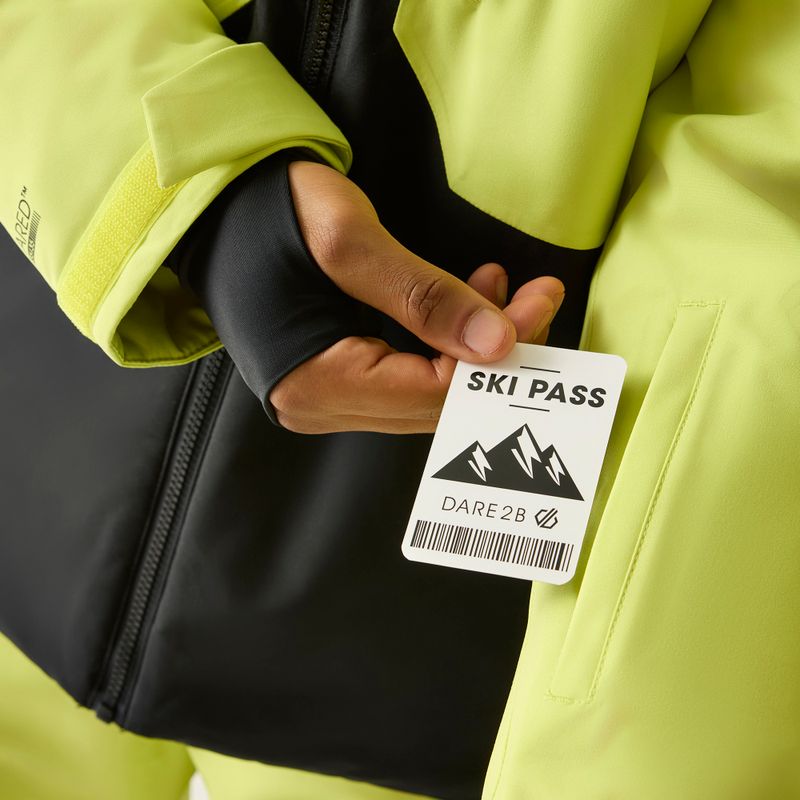 Geacă de schi pentru bărbați Dare2B Halfpipe IV Jacket mango mint/black 9