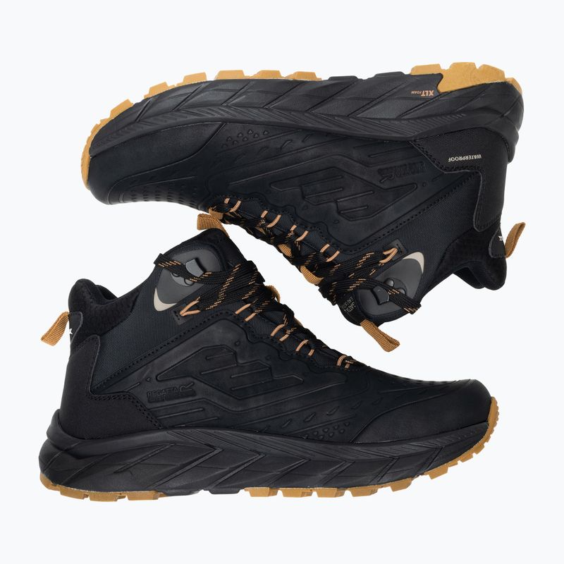 Încălțăminte de drumeție pentru bărbați REGATTA Derino Mid Black/Rubber 2