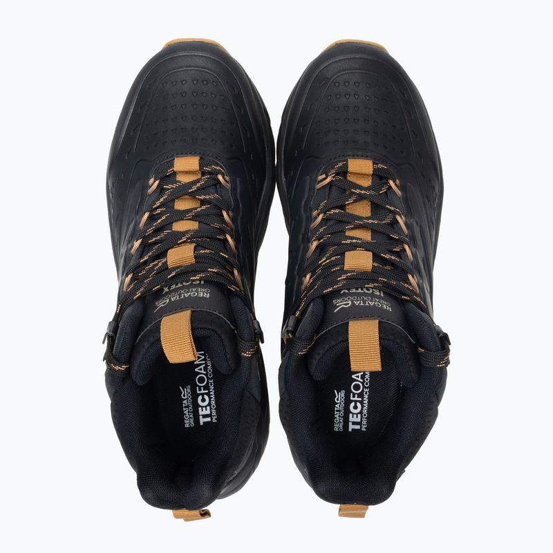Încălțăminte de drumeție pentru bărbați REGATTA Derino Mid Black/Rubber 3
