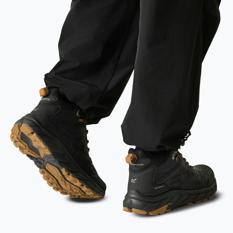 Încălțăminte de drumeție pentru bărbați REGATTA Derino Mid Black/Rubber 8