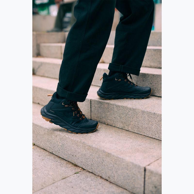 Încălțăminte de drumeție pentru bărbați REGATTA Derino Mid Black/Rubber 10