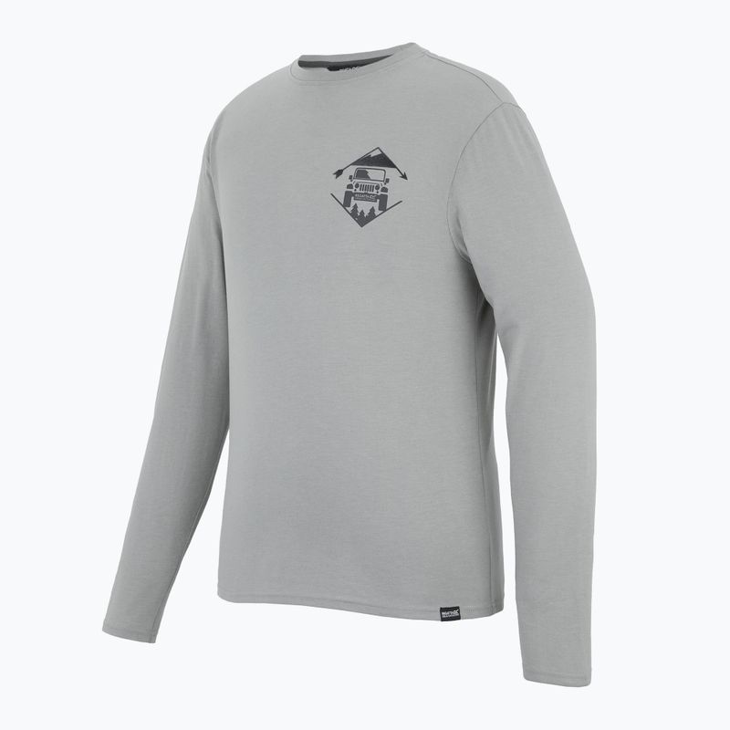Longsleeve pentru bărbați REGATTA Maylow misty grey mountain road 3