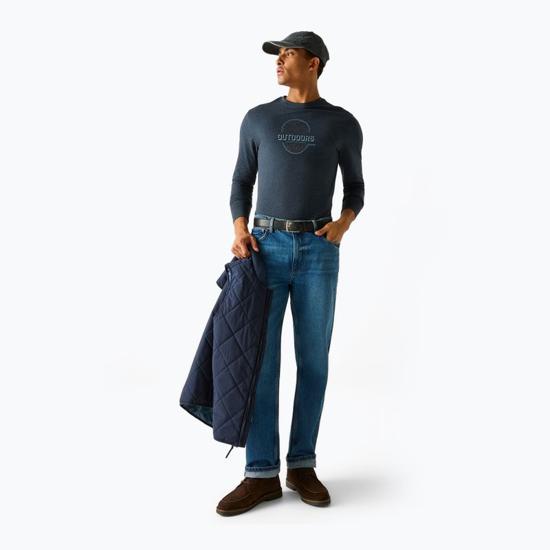 Longsleeve pentru bărbați REGATTA Maylow navy original outdoors 2