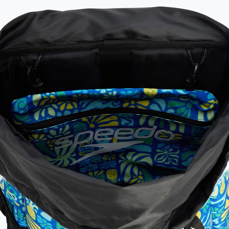 Rucsac de înot Speedo Team Printed 35 l imprimeu de vară deep sapphire 11