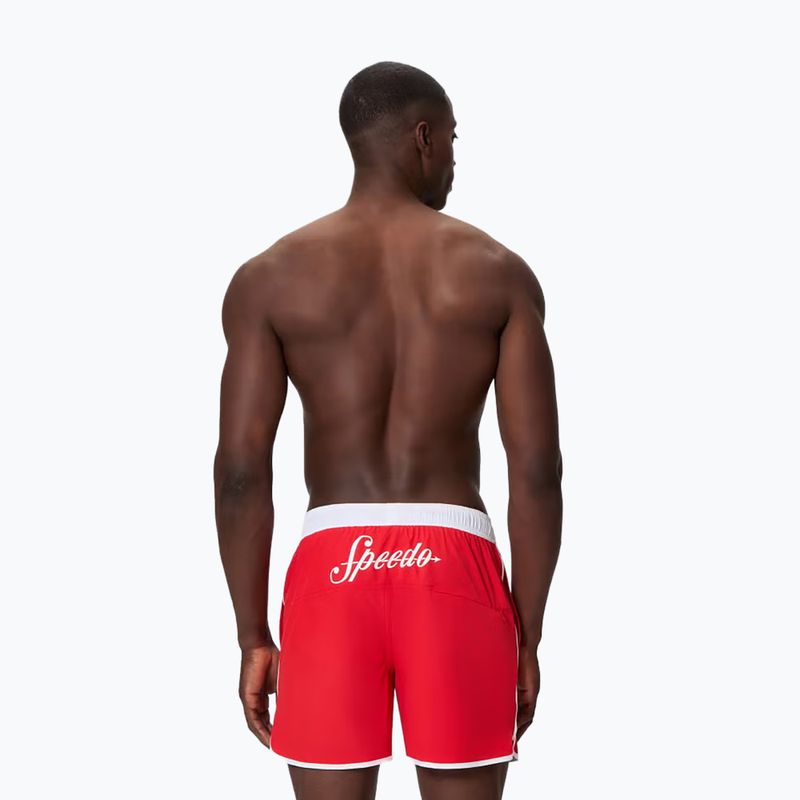 Pantaloni scurți de baie pentru bărbați Speedo Jetstream Retro Logo Volley 16" 8-005082003 high risk red 3