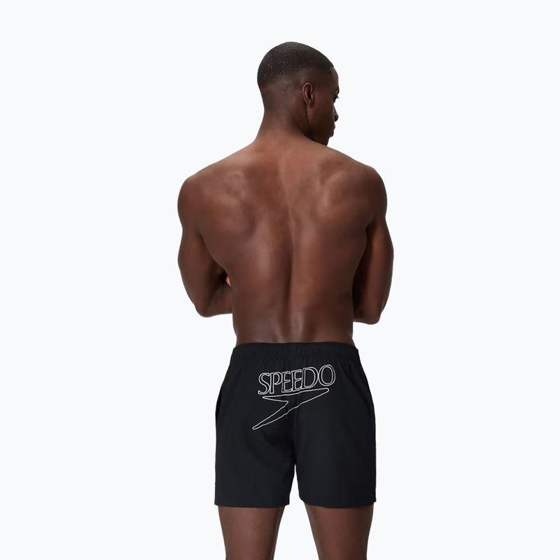 Pantaloni scurți de baie pentru bărbați Speedo Classic Logo Volley 16" anthracite 2
