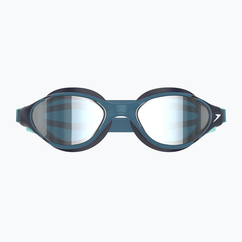 Ochelari de înot Speedo Biofuse 2.0 Mirror border blue/cobalt/silver mirror 2