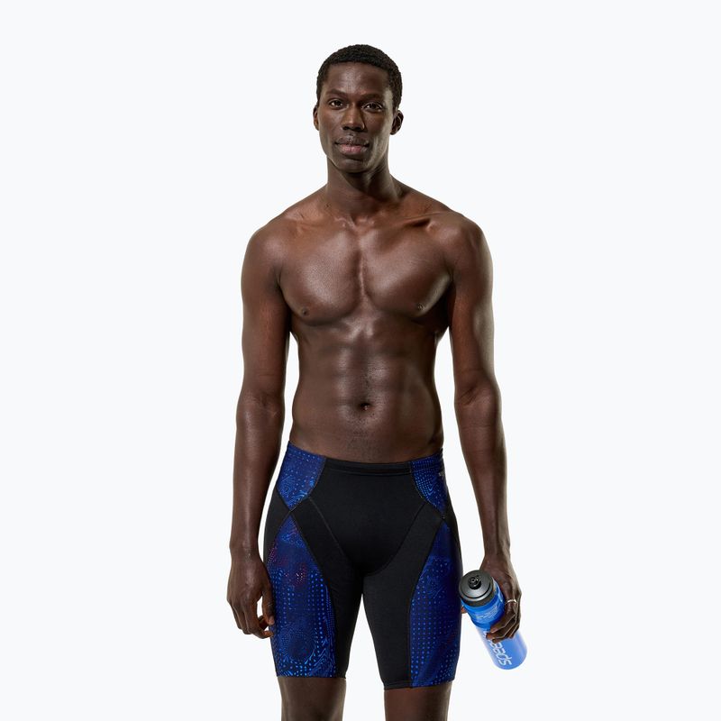 Jammer-uri de înot pentru bărbați Speedo Endurance+ Max Compression Jammer black/blue 3