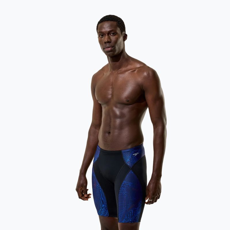 Jammer-uri de înot pentru bărbați Speedo Endurance+ Max Compression Jammer black/blue 5