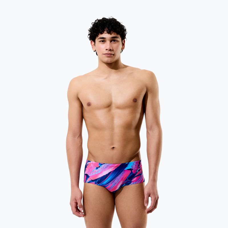Boxeri de înot pentru bărbați Speedo Printed 13.5 cm Brief brushy glitch/hope 3
