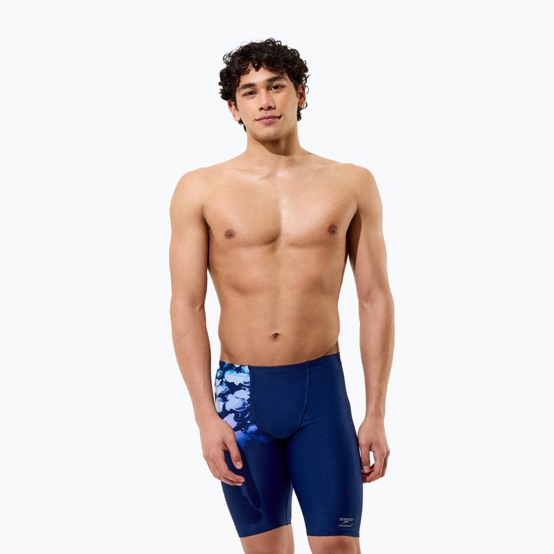 Jammer-uri de înot pentru bărbați Speedo Placement Printed Jammer moonglow smoke/navy 3