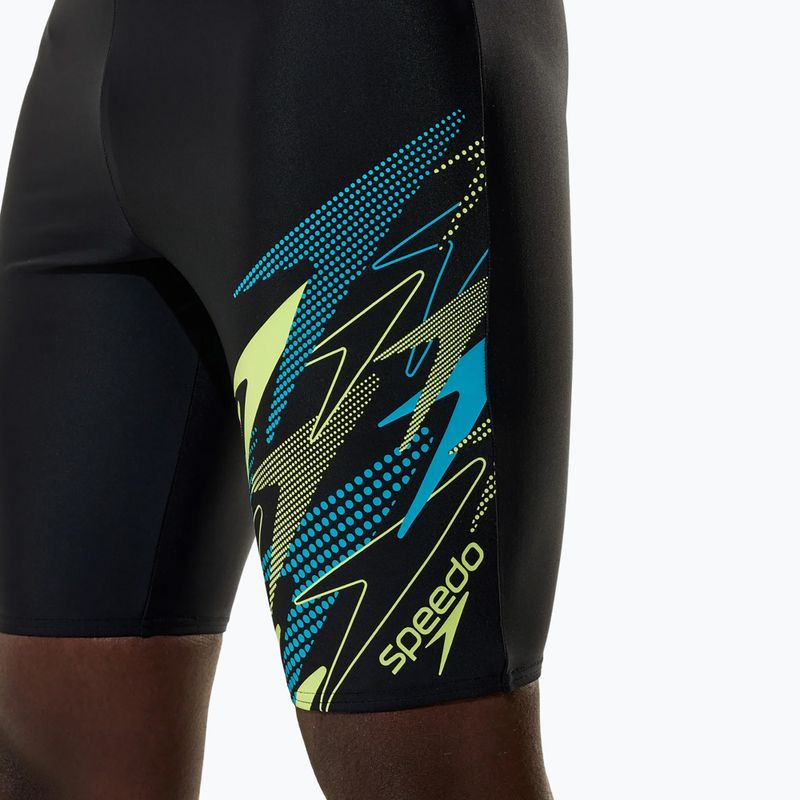 Jammer-uri de baie pentru bărbați Speedo Medley Logo Jammer anthracite/hyper teal 6