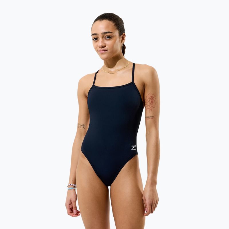 Costum de baie întreg pentru femei Speedo Solid Endurancex V-Back 2.0 team black 3