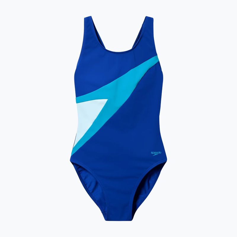 Costum de baie întreg pentru femei Speedo Hyperboom Butterfly Back night watch/hyper teal 6
