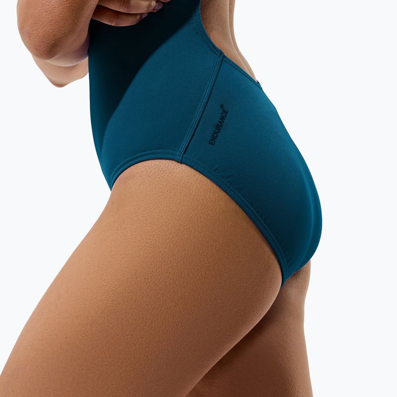 Costum de baie întreg pentru femei Speedo Endurance+ Logo Thin Strap teal abyss 8