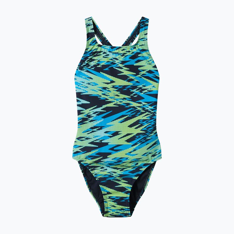 Costum de baie întreg pentru femei Speedo Hyperboom Print Medalist hyper teal 7