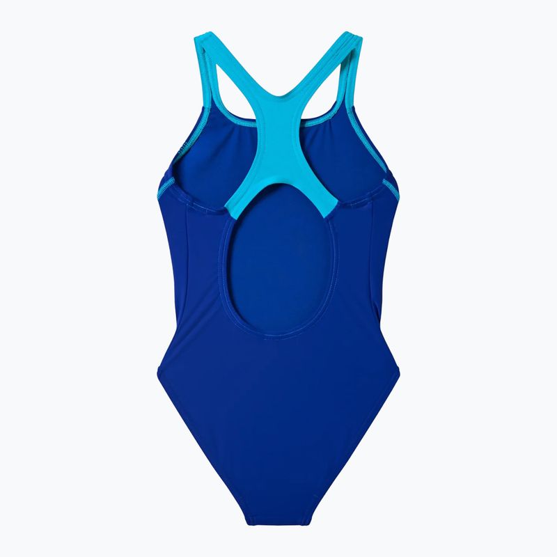 Costum de baie întreg pentru copii Speedo Medley Logo Medalist night watch/hyper teal 2