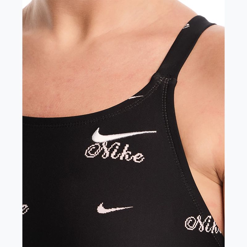 Costum de baie întreg pentru femei Nike Hydrastrong Multi Pr jet black 4