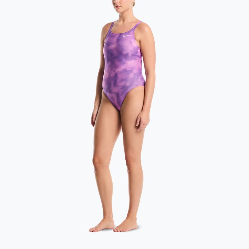 Costum de baie întreg pentru femei Nike Hydrastrong Multi Pr light magenta 2