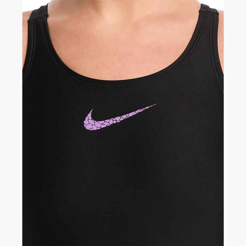 Costum de baie întreg pentru femei Nike Logo Graphic bright violet 4