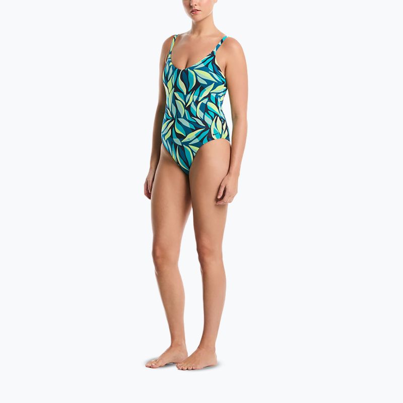Costum de baie întreg pentru femei Nike V-Neck midnight navy 2