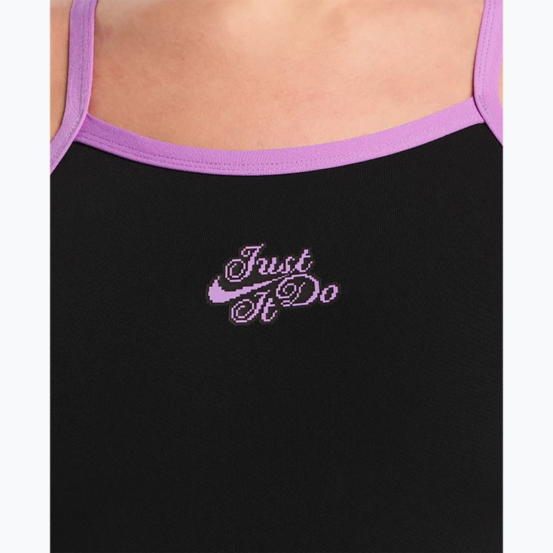 Costum de baie întreg pentru femei Nike Hydrastrong Logo Gra jet black 4