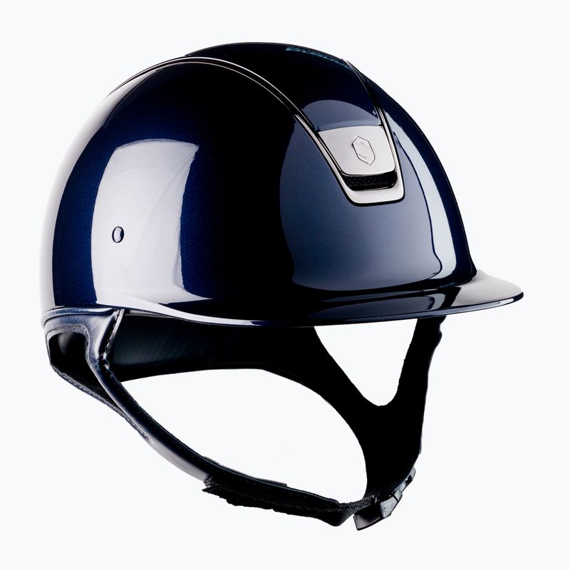 Cască de echitație Samshield Shadow Glossy albastru marin 3125659666968