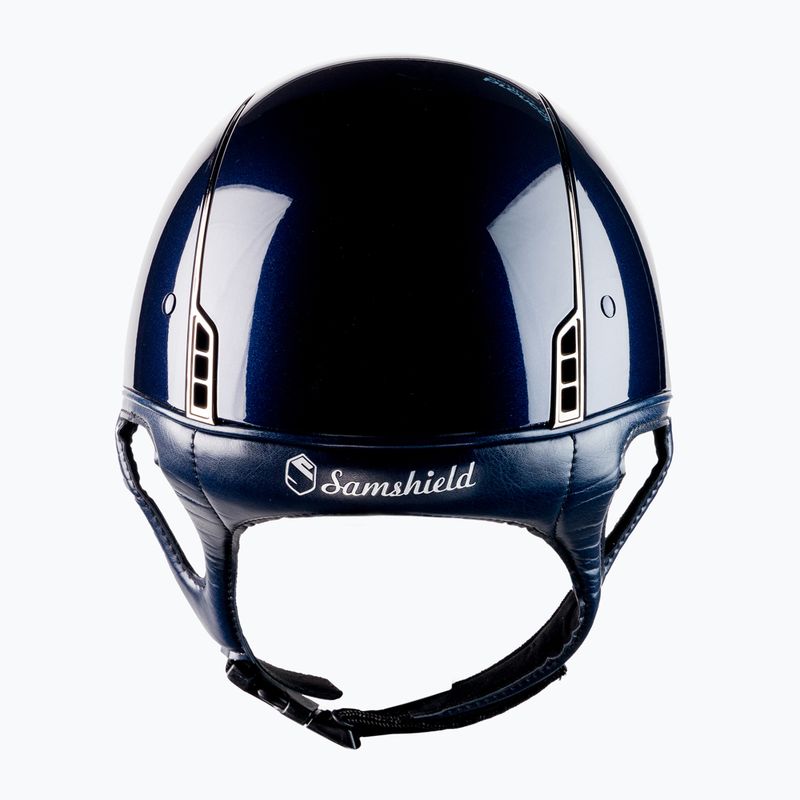 Cască de echitație Samshield Shadow Glossy albastru marin 3125659666968 3